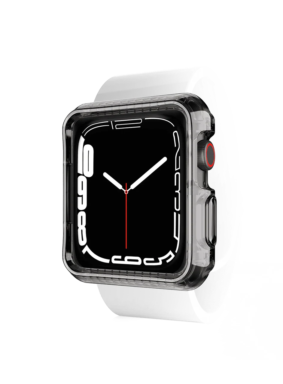 Itskins Spectrum Clear Series Case For Apple Watch 44/45Mm - Smoke - Tashqila Itskins Spectrum Clear Series Case For Apple Watch 44/45Mm - Smoke - Tashqila